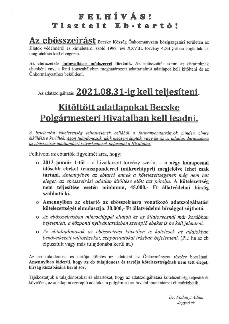 becske hirek ebosszeiras 20210727